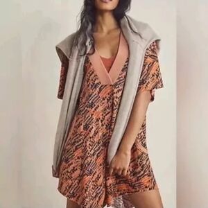 Free People Intimately Printed Romper One Piece Size XS